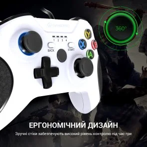 Фото: Геймпад GamePro MG450W White № 10 | KTC