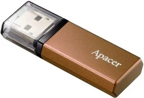 Фото: Флешка USB Apacer AH25C 64GB Classical Bronze (AP64GAH25CJ-1) № 2 | KTC