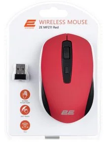 Фото: Миша 2E MF211 Red (2E-MF211WR) № 5 | KTC