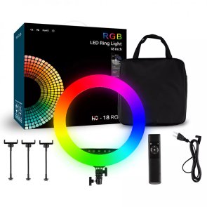 Світлодіодне селфі-кільце PRC HQ-18 RGB LED 46 cm