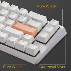 Фото: Клавіатура Ducky One 3 SF Cherry MX Red RGB ENG/UKR White (DKON2167ST-RUAPXPWWWSC1) № 13 | KTC