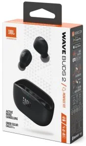Фото: Навушники JBL Wave Buds 2 Black (JBLWBUDS2BLK) № 10 | KTC