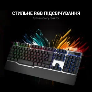 Фото: Клавіатура GamePro GK599 Black № 6 | KTC