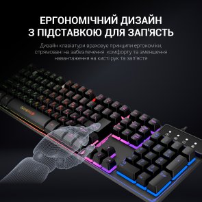 Клавіатура GamePro GK576 USB Black