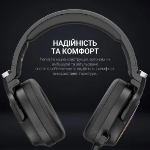 Фото: Гарнітура GamePro HS1300 7.1 RGB Black № 10 | KTC