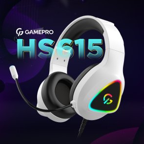 Гарнітура GamePro HS615 RGB White