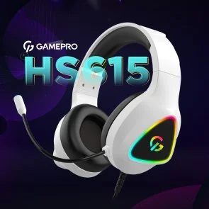 Фото: Гарнітура GamePro HS615 RGB White № 15 | KTC