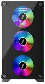 Фото: Корпус 1stPlayer X2-M-4F1 Black with window № 2 | KTC