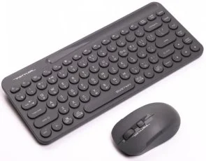 Фото: Комплект клавіатура+миша A4tech FG3200 Air2 Wireless Grey (FG3200 Air2 (Grey)) № 9 | KTC