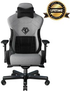 Фото: Крісло Anda Seat T-Pro 2 Size XL Gray/Black (AD12XLLA-01-GB-F) № 8 | KTC