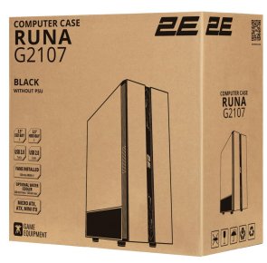  Корпус 2E Gaming Runa G2107 Black with window (2E-G2107)