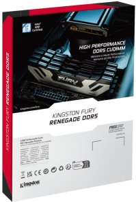 Оперативна пам’ять Kingston FURY (ex. HyperX) Fury Renegade XMP Black CUDIMM DDR5 2x24GB (KF584CU40RSK2-48)