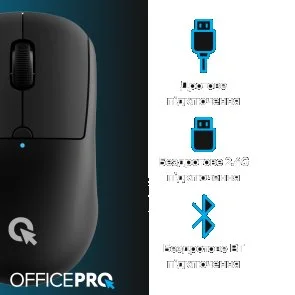 Фото: Миша OfficePro M307B Silent Wireless Black № 6 | KTC