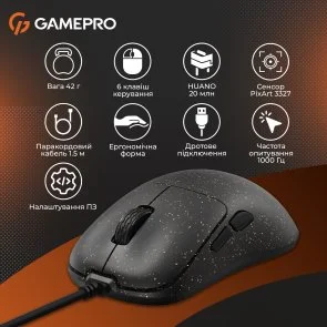 Фото: Миша GamePro GM690D Black/Orange № 15 | KTC