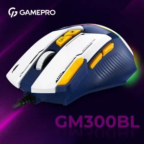 Фото: Миша GamePro GM300BL Blue/White № 5 | KTC