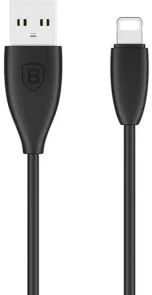 Фото: Кабель Baseus Small Pretty Waist AM / Lightning 2m Black (CALMY-01) № 2 | KTC