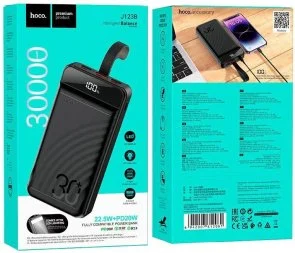 Фото: Батарея універсальна Hoco J123B Element 30000mAh 22.5W Black (6942007612081) № 6 | KTC