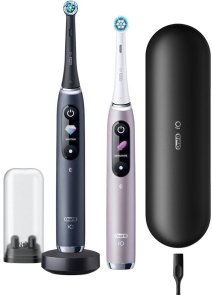 Електрична зубна щітка Braun Oral-B iO Series 9 iOM9d.2J2.2AD DUO Black plus Pink (Series 9 iOM9d.2J2.2AD DUO (2))