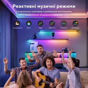 LED-стрічка Govee H619C LED Strip Light With Protective Coating 10m RGBIC WI-FI/Bluetooth White (H619C3D1)