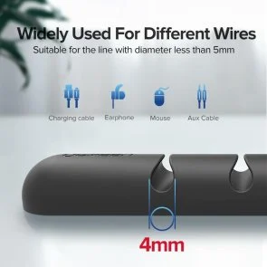 Фото: Тримач-затискач для кабелю UGREEN LP114 Cable Organizer Black (50320) № 3 | KTC