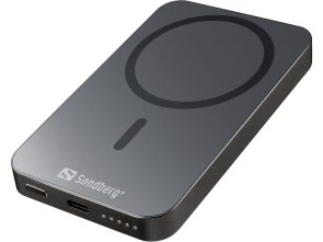 Батарея універсальна Sandberg Mag Wireless 5000mAh 20W/Qi 15W Black (420-96)