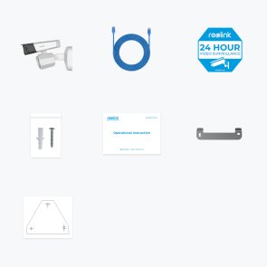 Камера Reolink F750P 4K PoE Floodlight Camera with Dual Lens for 180 Field of View