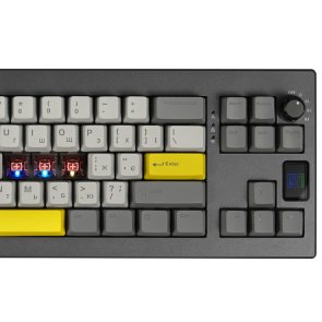 Клавіатура Epomaker Shadow-X Flamingo Switch Hot-Swap RGB WL/BT/USB Black (SHX-B-F)