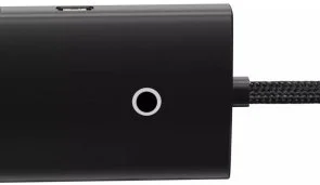 Фото: USB-хаб Baseus Lite Series 4 Port Black (WKQX030001) № 4 | KTC