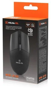 Фото: Миша Real-EL RM-210 Black (EL123200036) № 10 | KTC