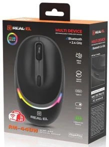 Фото: Миша Real-EL RM-440W Black (EL123200045) № 10 | KTC