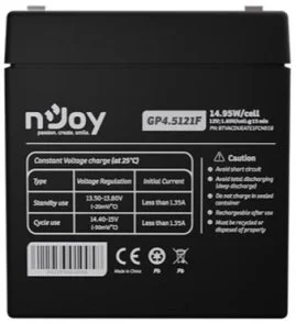 Фото: Батарея для ДБЖ Njoy GP4.5121F 12V 4.5AH AGM № 3 | KTC