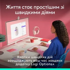 Фото: Миша Logitech POP Mouse with emoji Wireless Rose (910-007413) № 4 | KTC