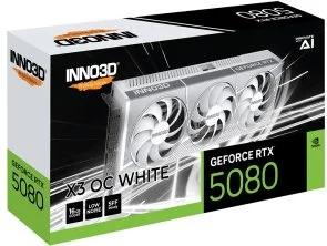 Фото: Відеокарта Inno3D GeForce RTX 5080 X3 OC WHITE (N50803-16D7X-17605211) № 4 | KTC
