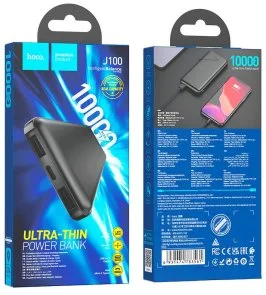 Фото: Батарея універсальна Hoco J100 10000mAh Black (6931474783561) № 4 | KTC