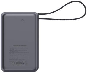 Canyon OnPower 600 Built-in Cable 20000mAh 65W Dark Grey