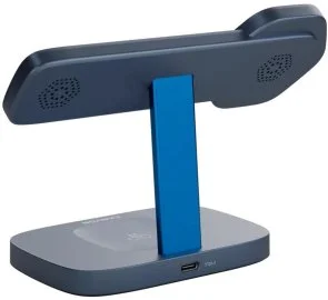 Фото: Бездротова зарядна станція Canyon Hexagon WCS-310 3in1 24W Dark Grey/Blue (CNS-WCS310DGBL) № 7 | KTC