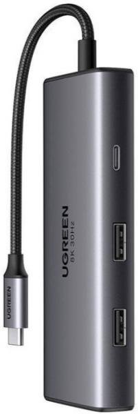 USB-хаб UGREEN Type-C CM498 6in1 (15852)