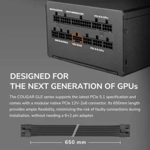 Фото: Блок живлення Cougar 1000W GLE 1000 (GLE1000) № 16 | KTC