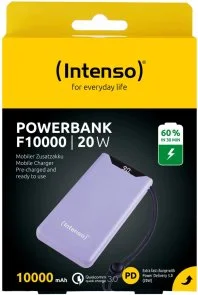 Фото: Батарея універсальна Intenso F10000 10000mAh 20W Purple (7332033) № 3 | KTC