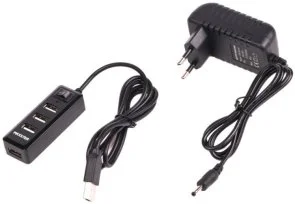 Фото: USB-хаб Maxxter HU2A-4P-AC-03 Black № 3 | KTC