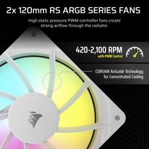  Corsair Nautilus 240 RS ARGB White 