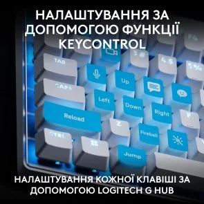 Фото: Клавіатура Logitech G Pro X TKL Rapid Linear White (920-013242) № 5 | KTC
