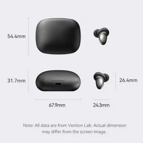 Фото: Навушники Vention Tiny T13 Black (NBNB0) № 15 | KTC