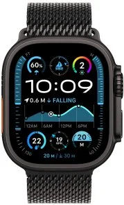 Фото: Ремінець Apple for Apple Watch 49mm - Titanium Milanese Loop Black - Large (MXKH3) № 2 | KTC