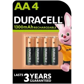Фото: Акумулятор Duracell Rechargeable HR6 AA 1300mAh BL/4 (5007324) № 2 | KTC