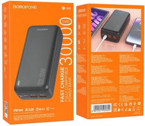 BOROFONE BJ38B 30000mAh 22.5W Black (6941991105609)