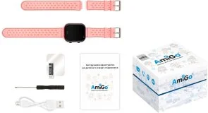 Фото: Смарт годинник AmiGo GO009 Pink № 7 | KTC