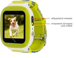 Фото: Смарт годинник AmiGo GO004 Green № 5 | KTC