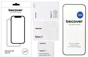 Фото: Захисне скло BeCover 10D for Xiaomi Redmi Note 14 5G - Black (712727) № 3 | KTC