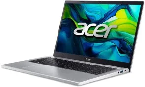 Фото: Ноутбук Acer Aspire Go 15 AG15-32P-C180 NX.J8XEU.003 Silver - 15.6" IPS 60 Гц / Intel N-series / N150 / DDR5 8 ГБ / PCI-E SSD 512 ГБ / Intel Graphics № 3 | KTC